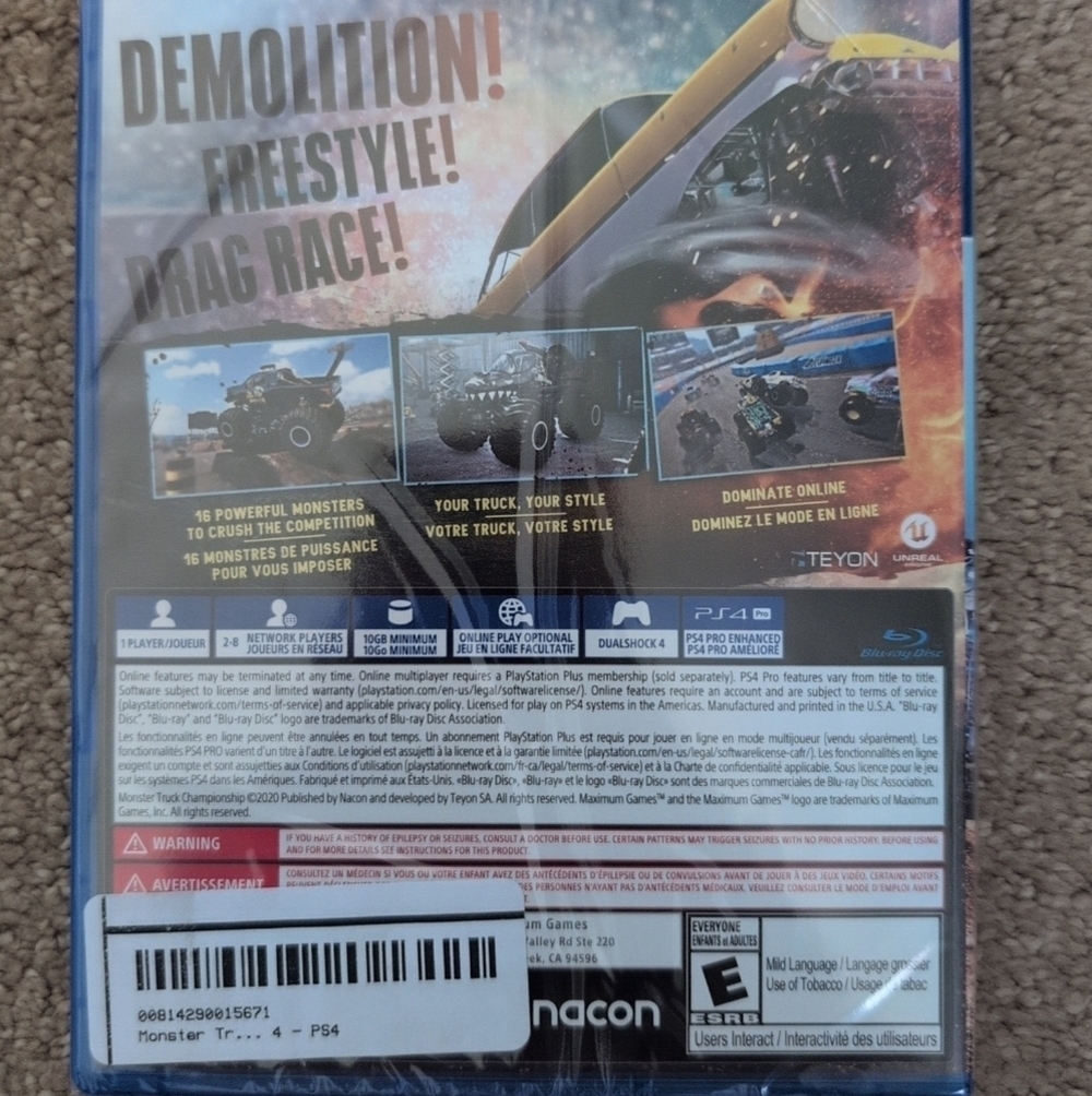 PS4 Monster Truck Championship Video Game - Picture 4 of 6